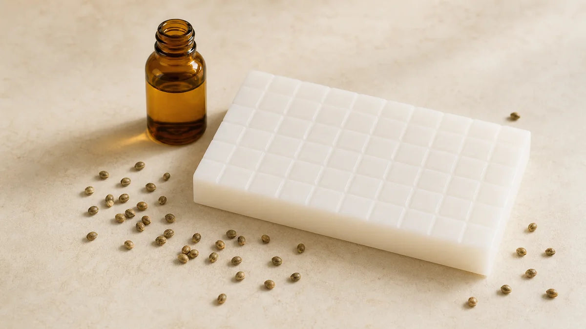 Hemp SLES & SLS Free Melt & Pour Soap Base soap base appearance