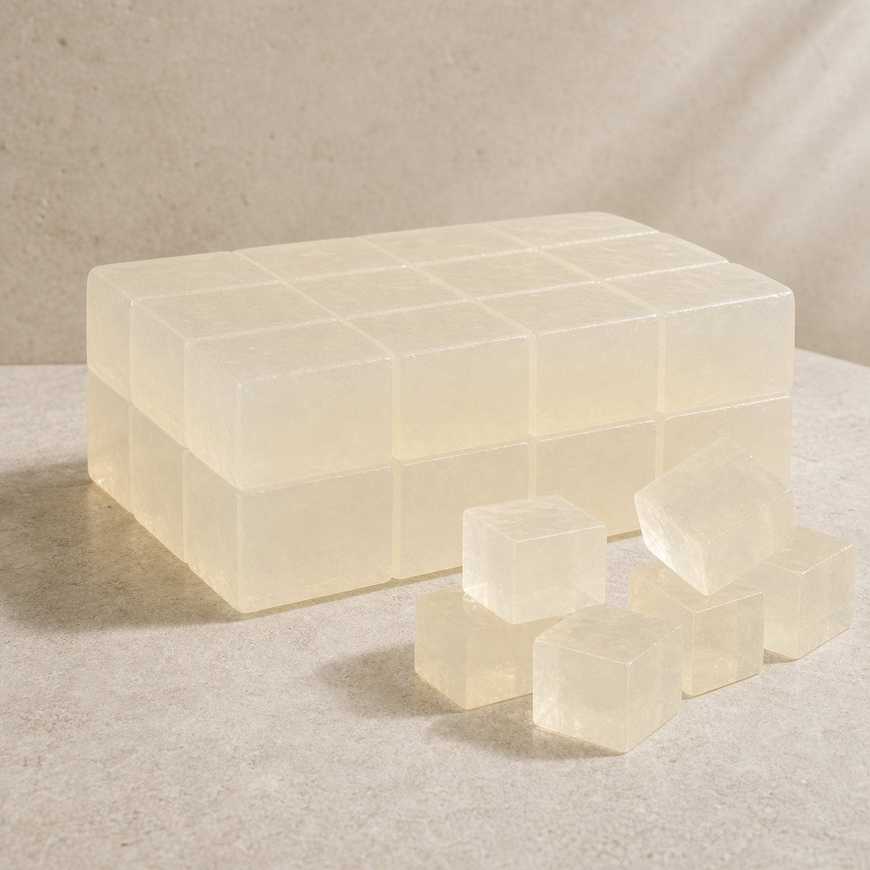 Natural SLES & SLS Free Melt & Pour Soap Base soap base appearance