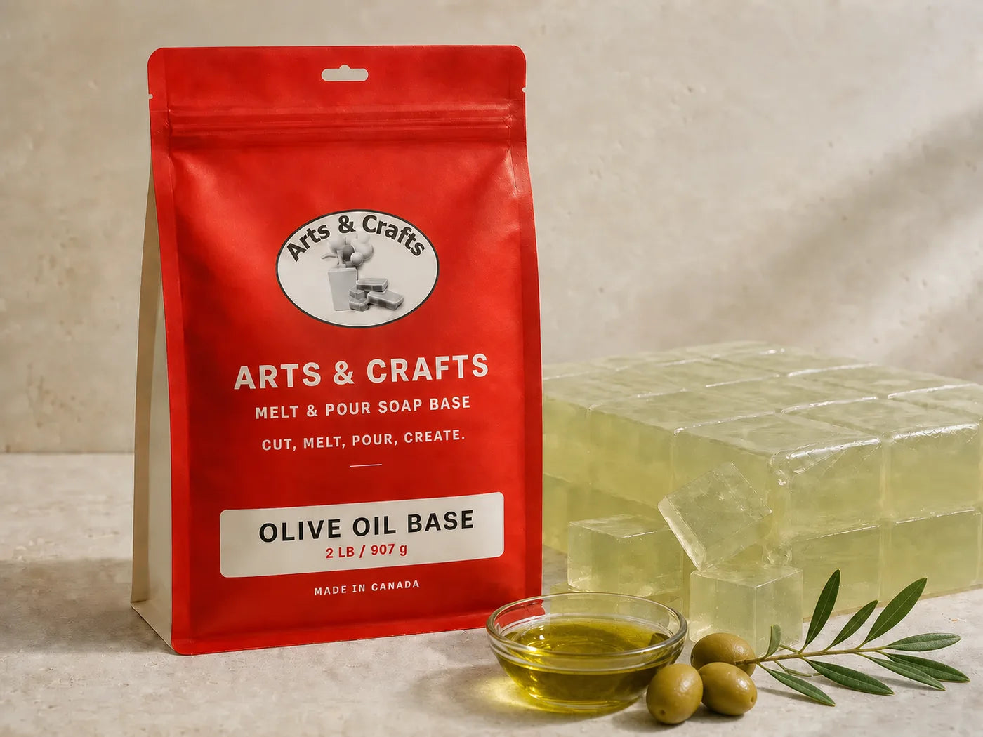 Olive Oil Melt & Pour Soap Base