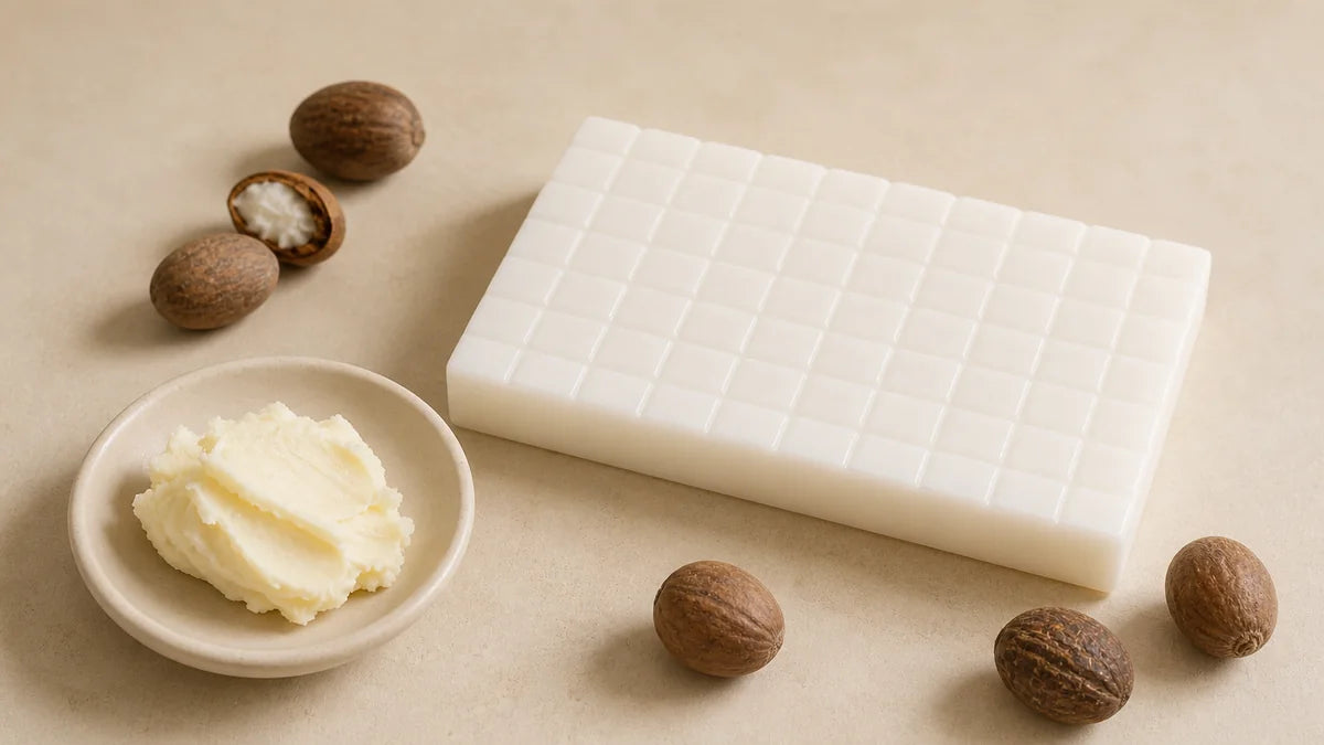 Base de savon à faire fondre et à verser au beurre de karité